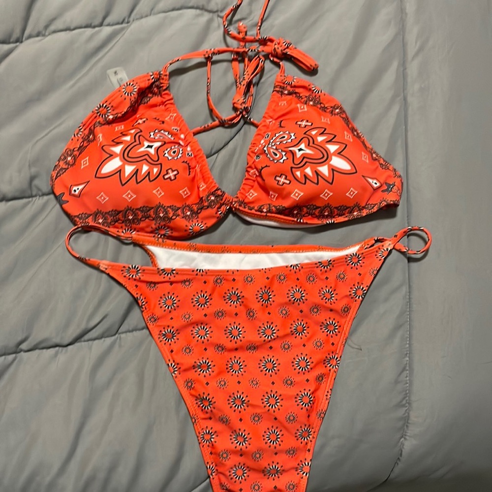 Shein 2XL Bikini Bathing Suit with Cover Up